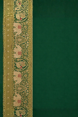 Green Kanjivarum Slik Saree
