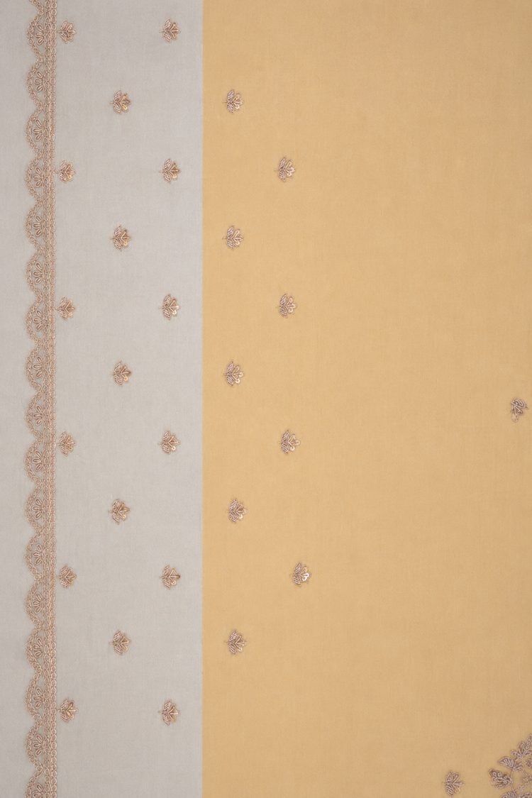 Golden Kanjivaram Silk Saree