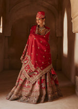 Zardozi Resham Lehenga - SHB630