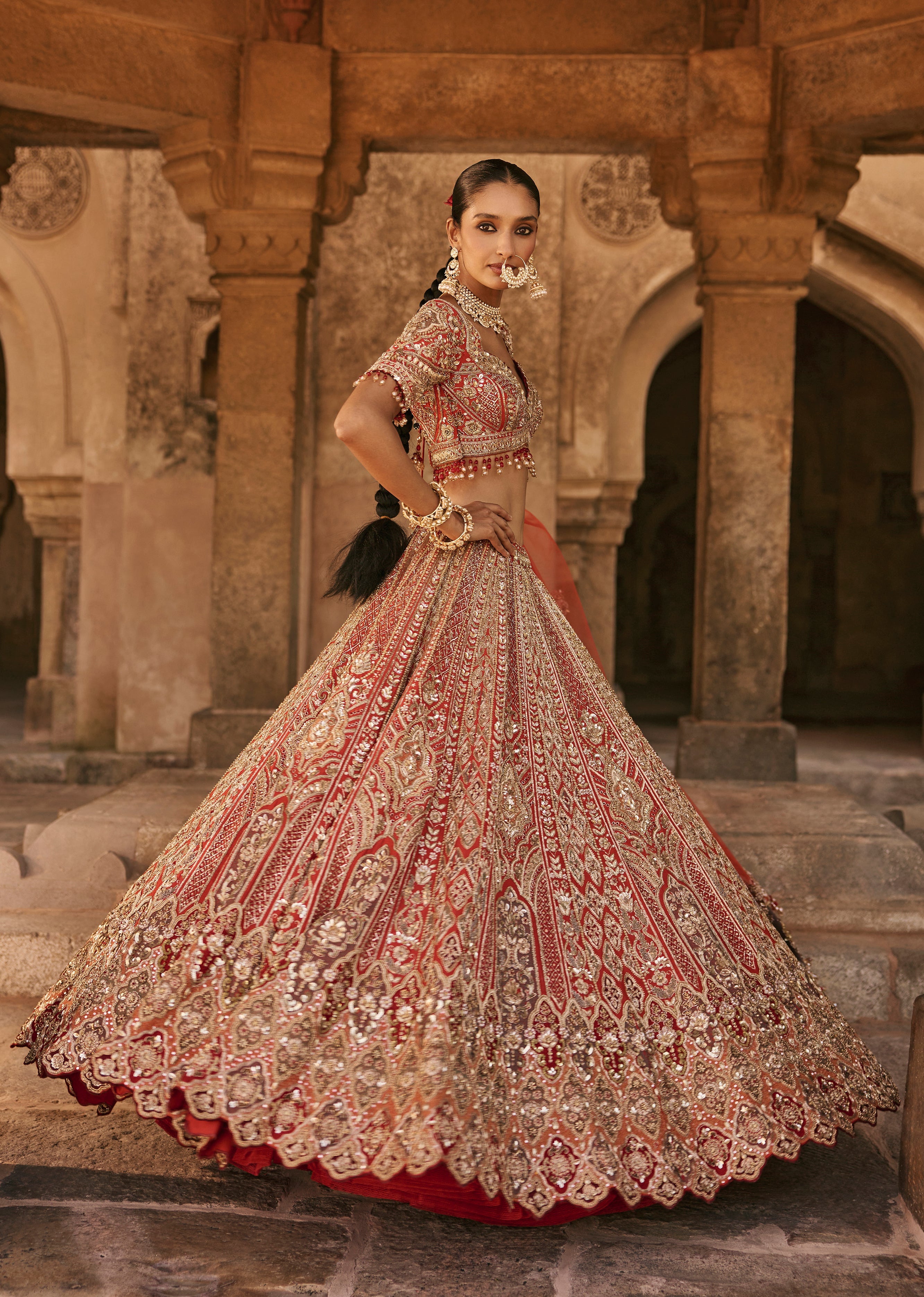The Radial Rani Lehenga 155