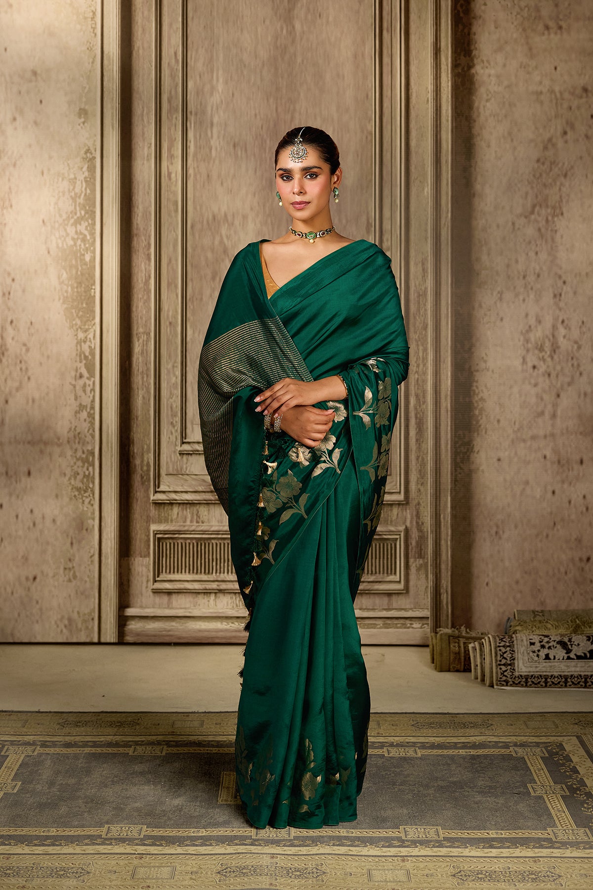 Green Handloom Silk Saree