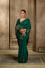 Green Handloom Silk Saree