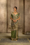 Green Kanjivarum Slik Saree