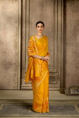 Yellow Handloom Silk
