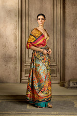 Multi Tissue Silk Saree
