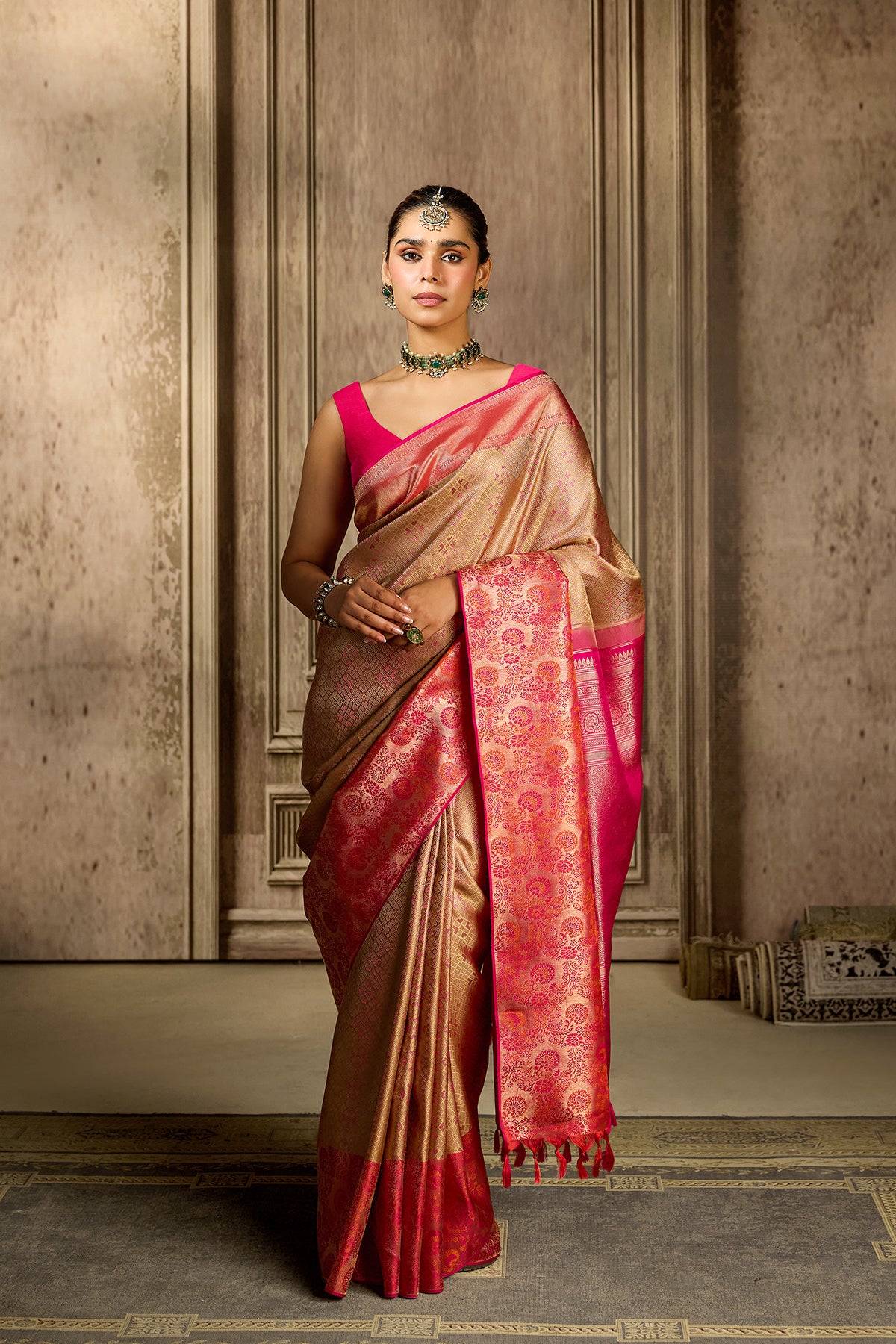 Rani-Chiku Kanjivarum Silk