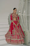 Red Bridal Lehenga