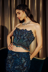 Deep Sea Fish-Cut Lehenga .-459