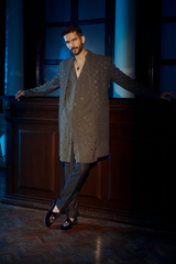 Cosmic Charcoal Sherwani .-41213