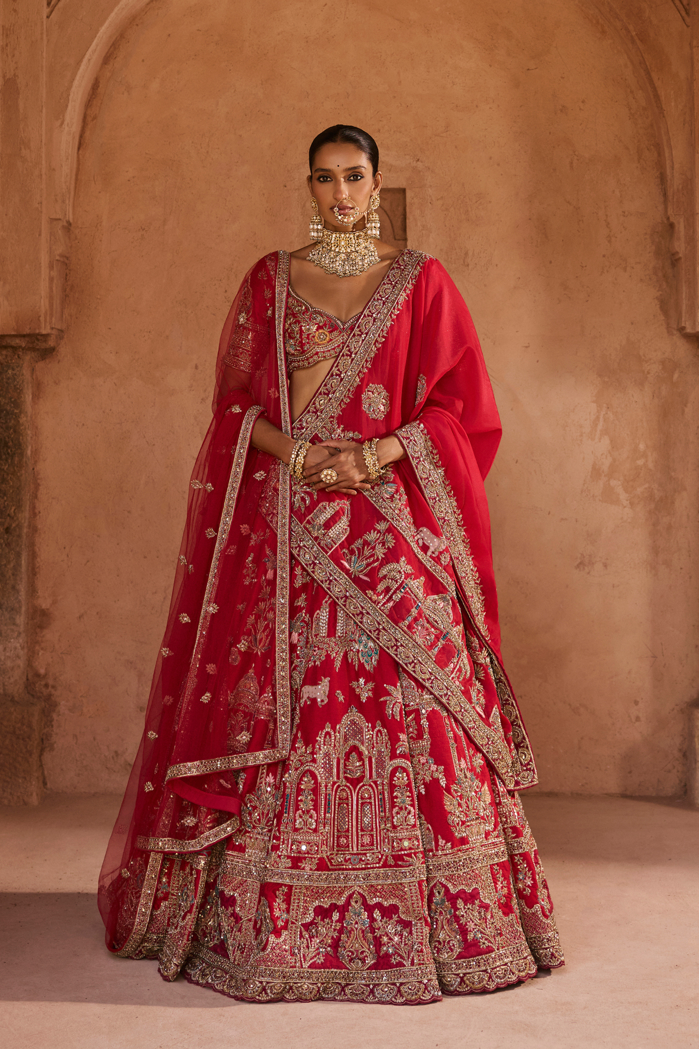 Mehrab Lehenga 569
