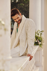 Ivory Sherwani 568