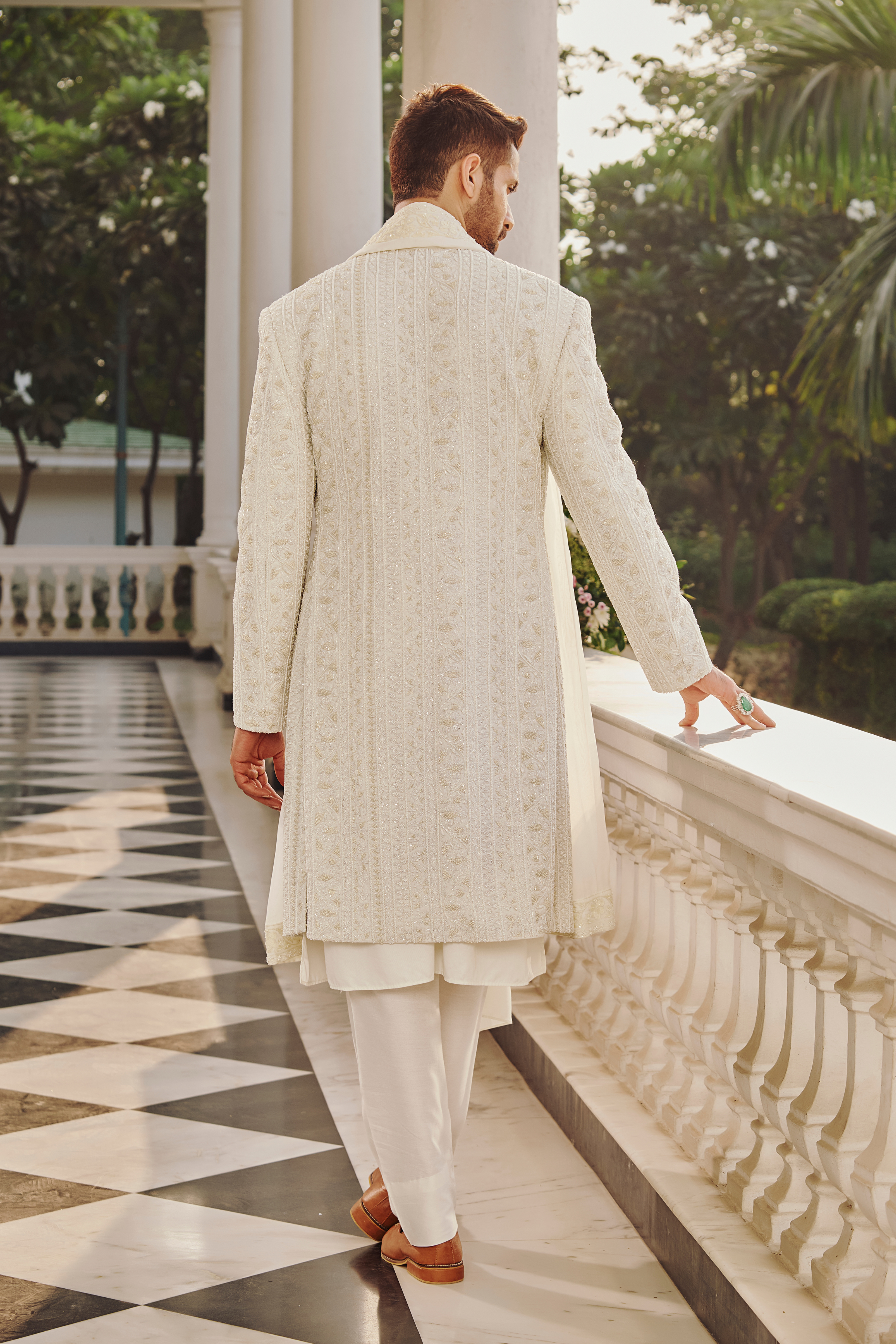 Ivory Sherwani 568