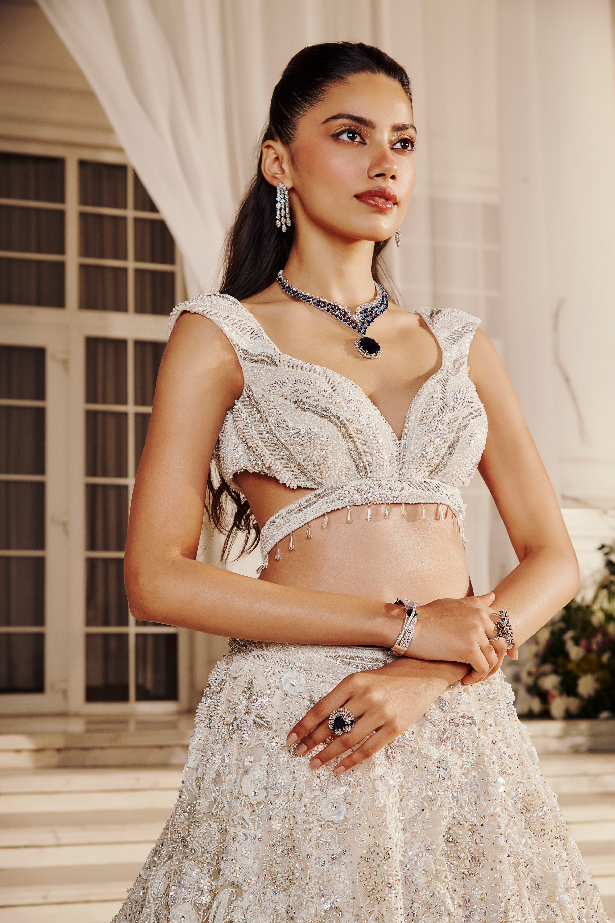 Ivory Lehenga 251036