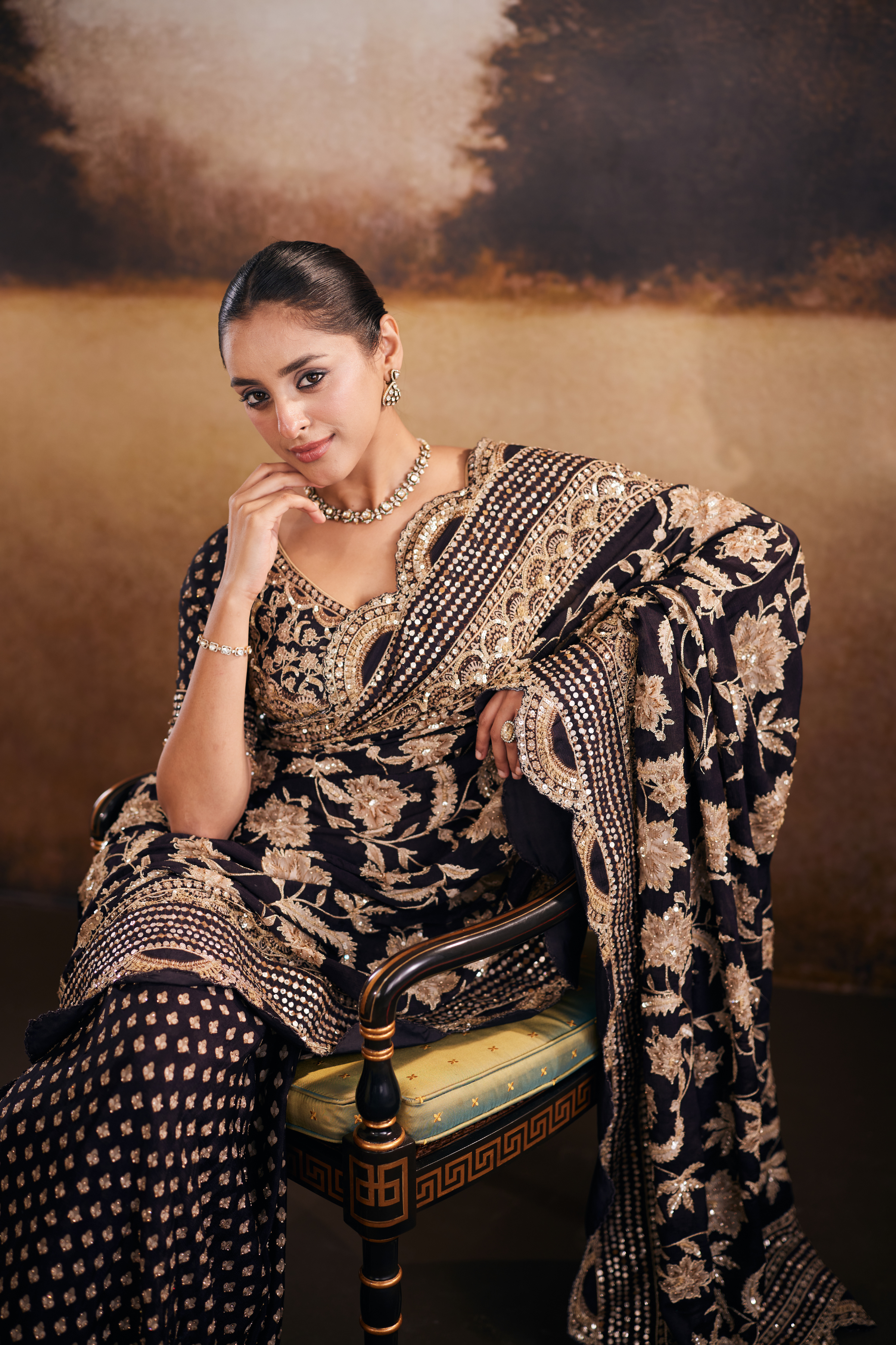 Dazzling Garden Saree