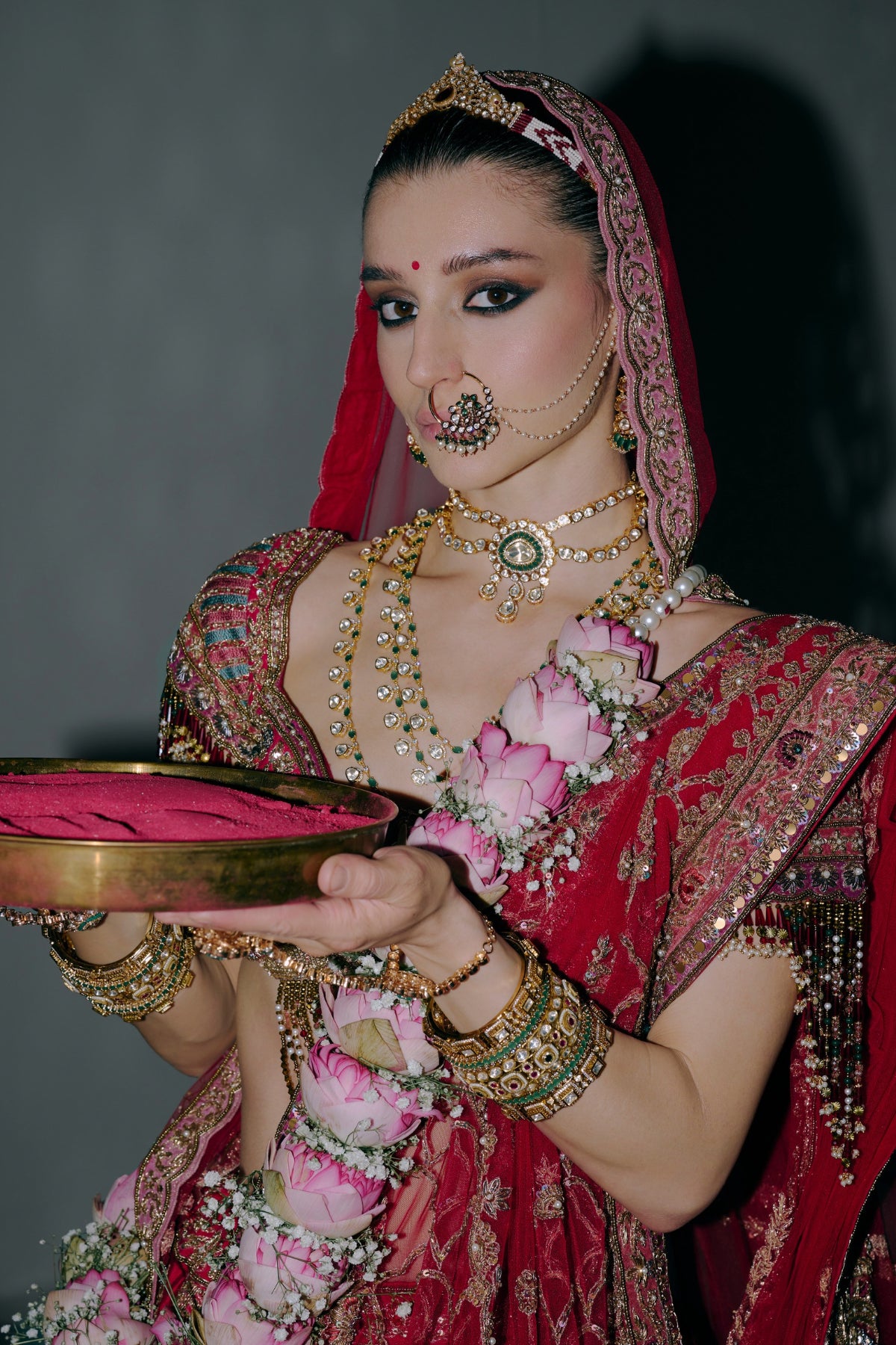 Crimson Heritage Bridal Lehenga