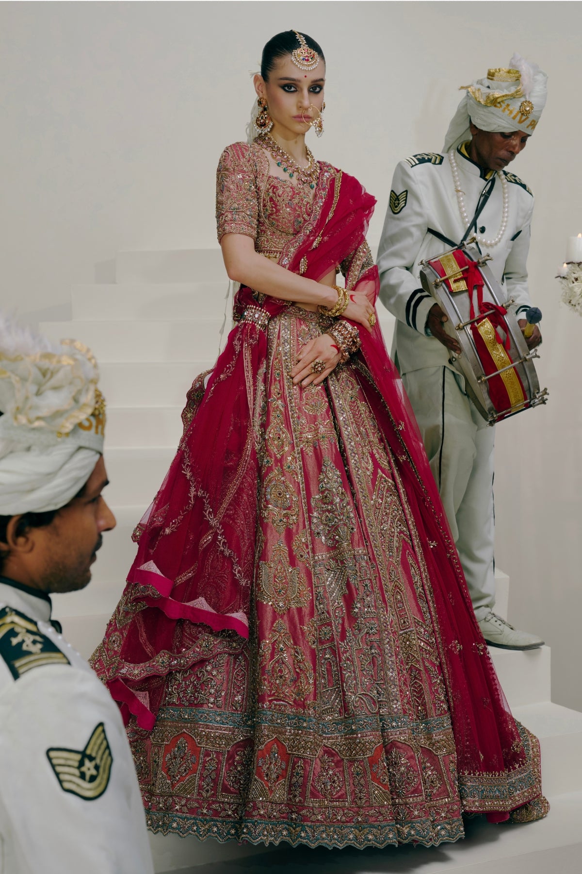 Dusty Onion Zardozi & Resham Lehenga