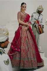 Dusty Onion Zardozi & Resham Lehenga