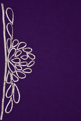 Purple Upada Silk Saree