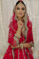 Red Bridal Lehenga