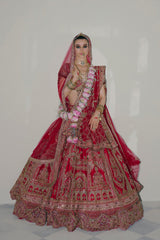 Crimson Heritage Bridal Lehenga