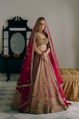 Rose and Fuchsia Bridal Lehenga