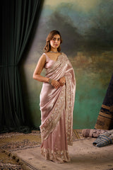 Mauve Tissue Saree