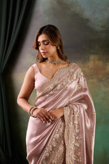 Mauve Tissue Saree