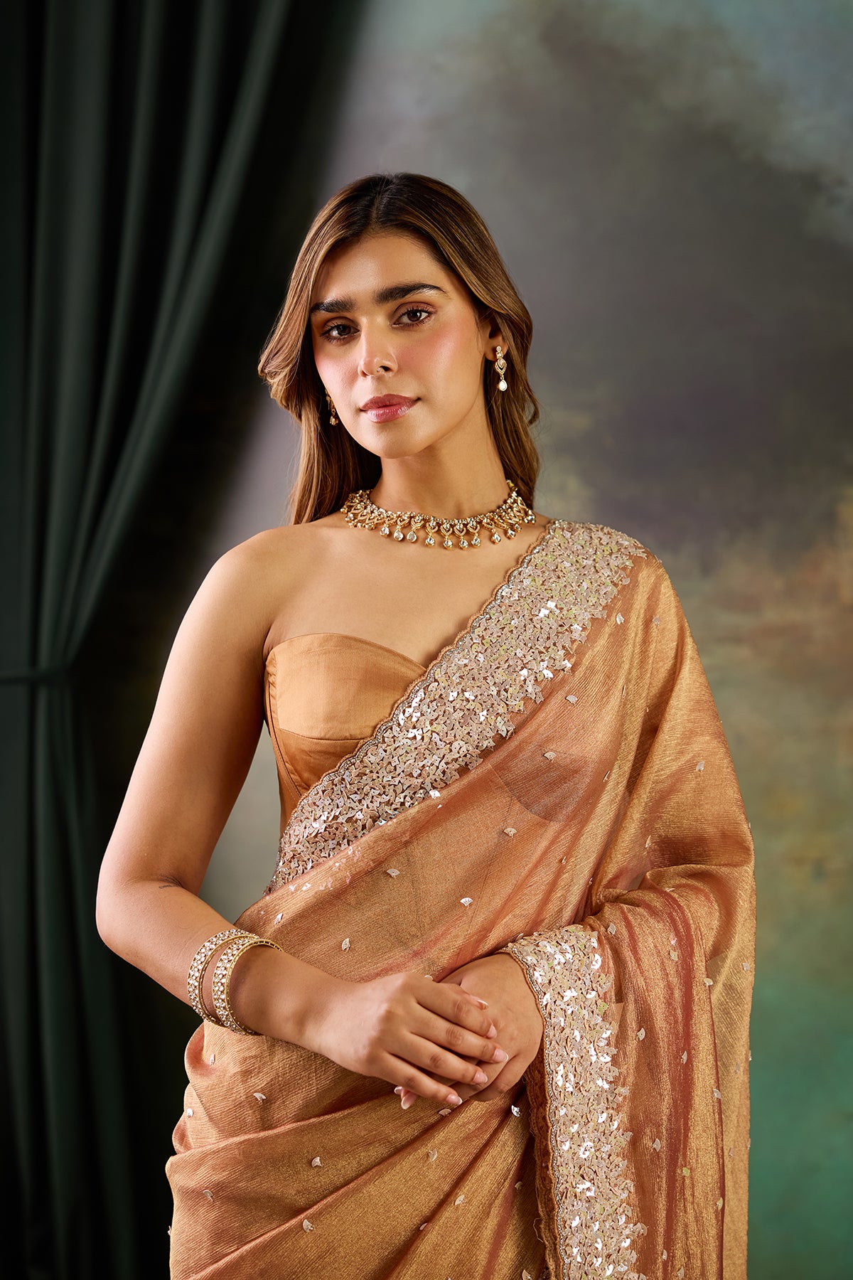 Copper Organza