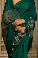 Green Handloom Silk Saree