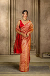 Rusty Ren Tissue Silk Saree