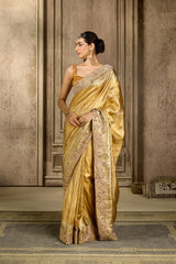 Golden Kanjivarum Silk Saree