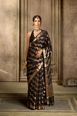 Black Silk Saree