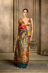 Multi Tissue Silk Saree