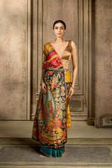 Multi Tissue Silk Saree