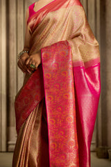 Rani-Chiku Kanjivarum Silk