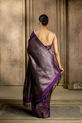 Purple Silk Handloom