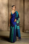 Blue Raw Silk Saree