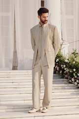 Ivory Sherwani 1619