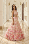 Blush Floral Lehenga -477