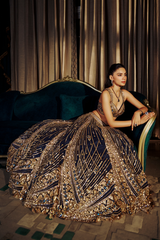 Mystery of Midnight Lehenga - 435