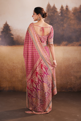 The Sunset Saree