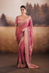 The Sunset Saree