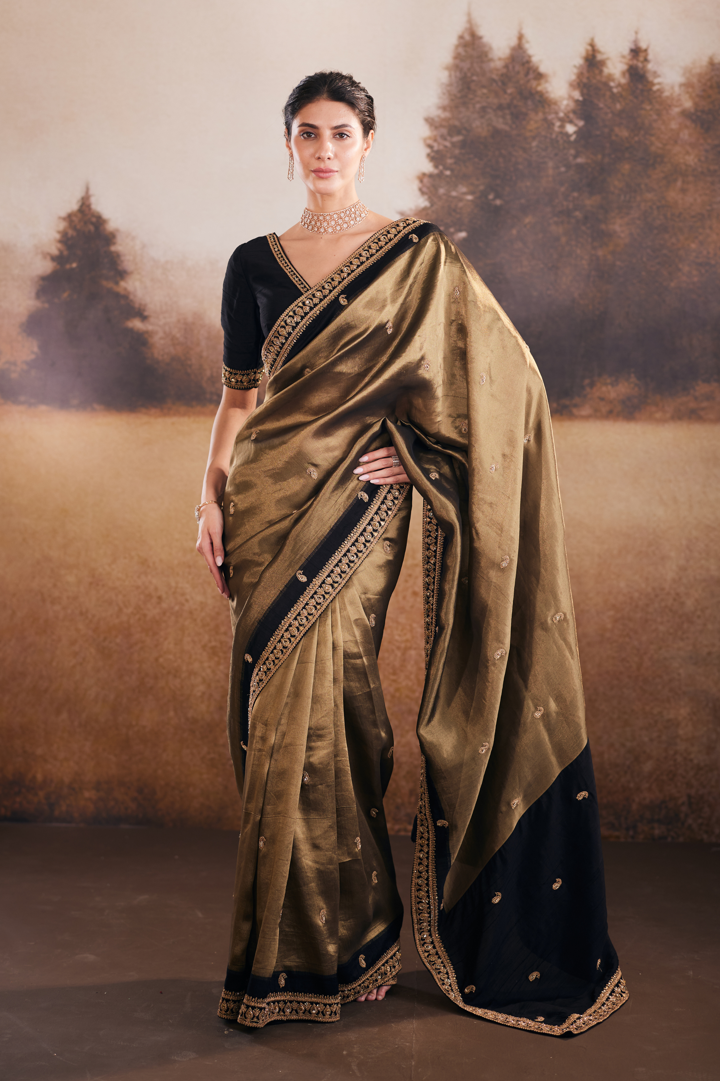 Midnight Saree