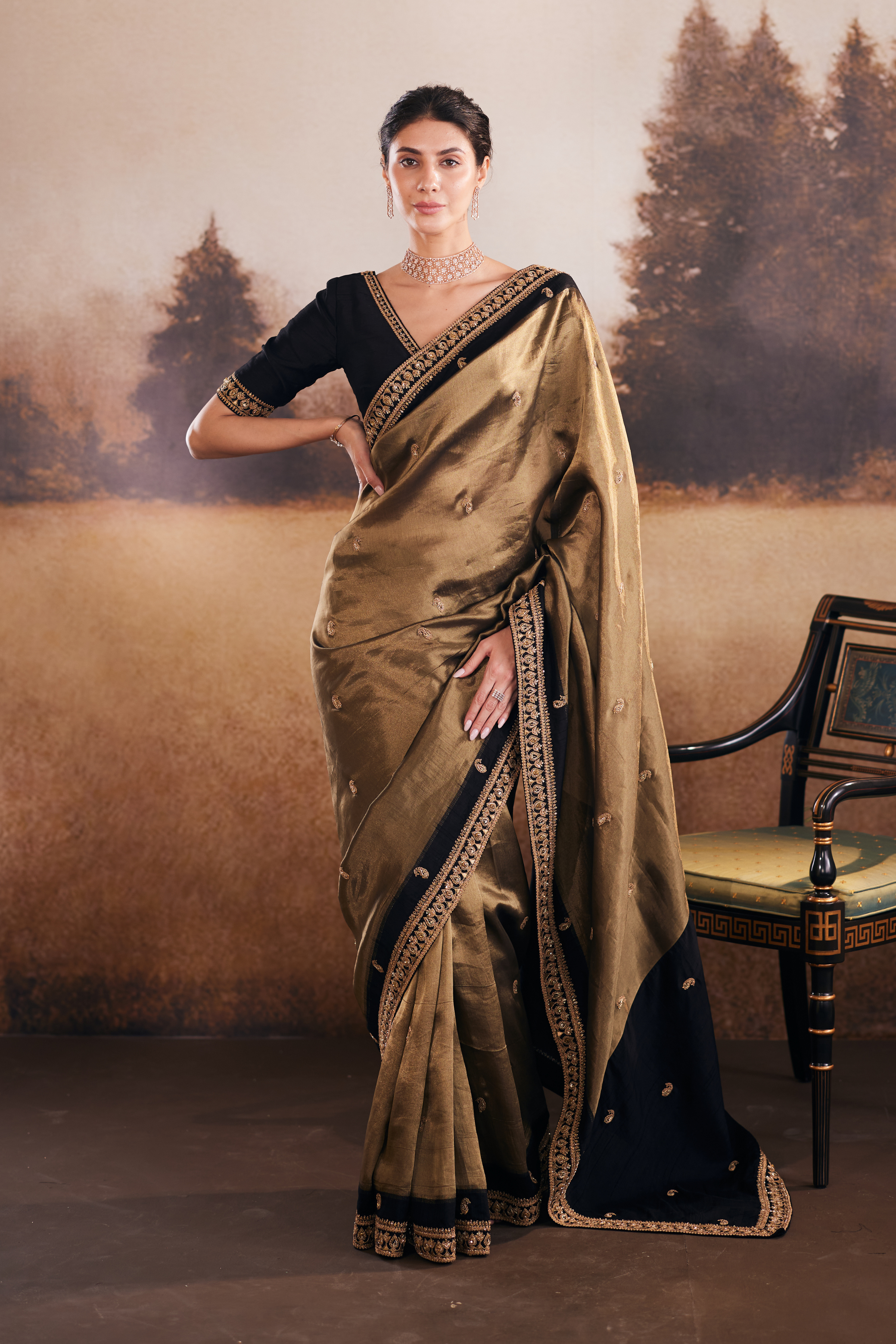 Midnight Saree
